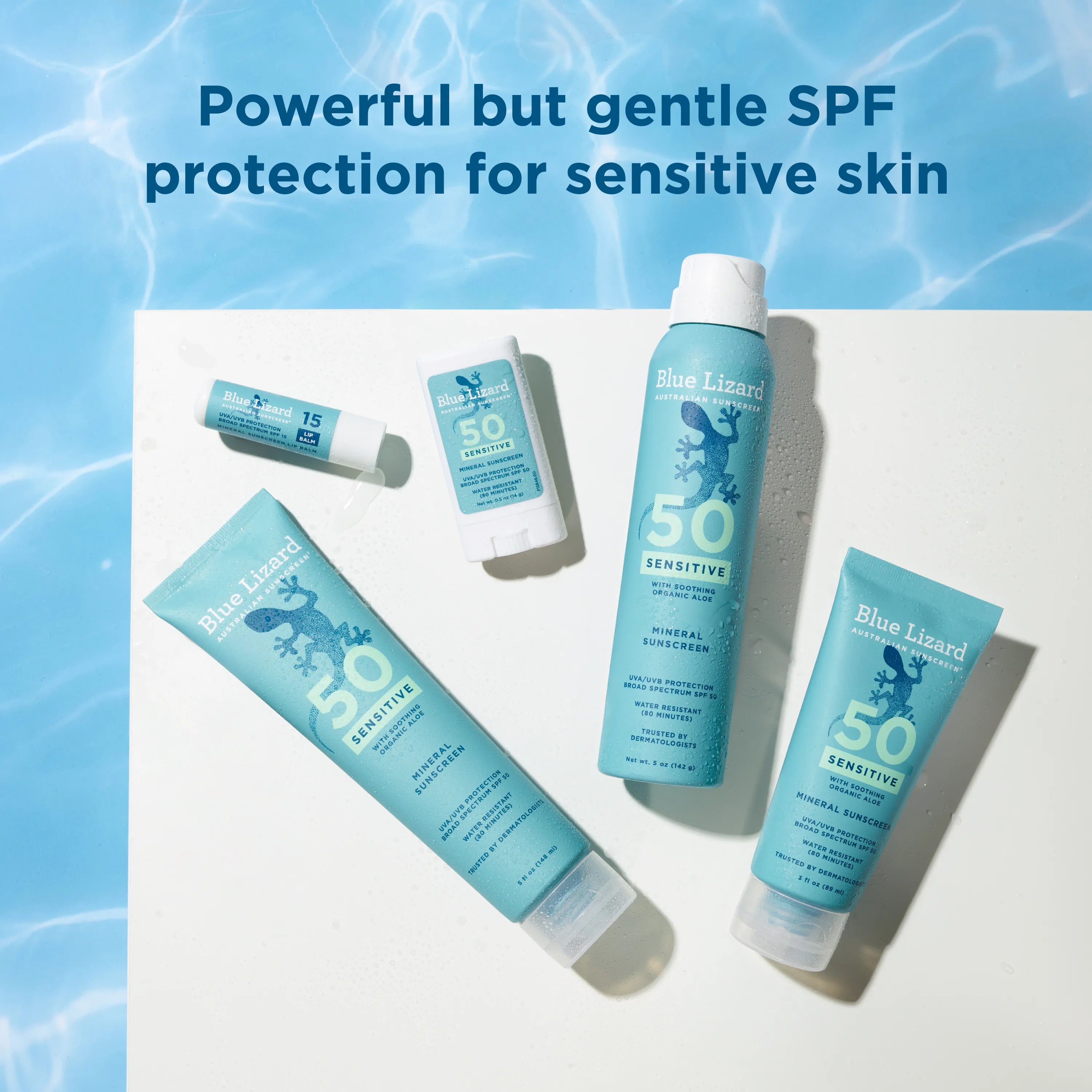Blue Lizard Sensitive Mineral SPF 50 Sunscreen Stick