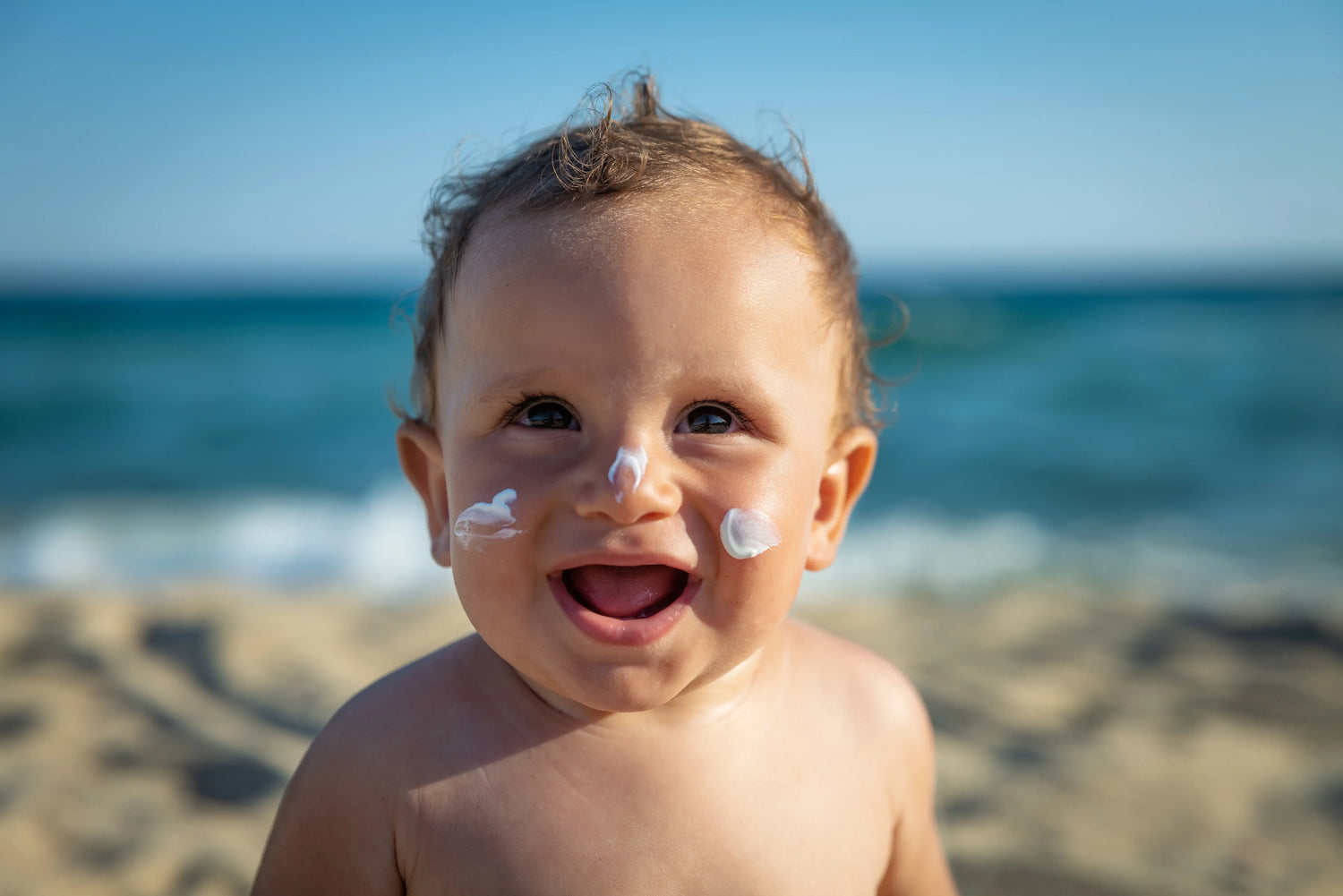 Protecting little faces: using sunscreen on infants and children