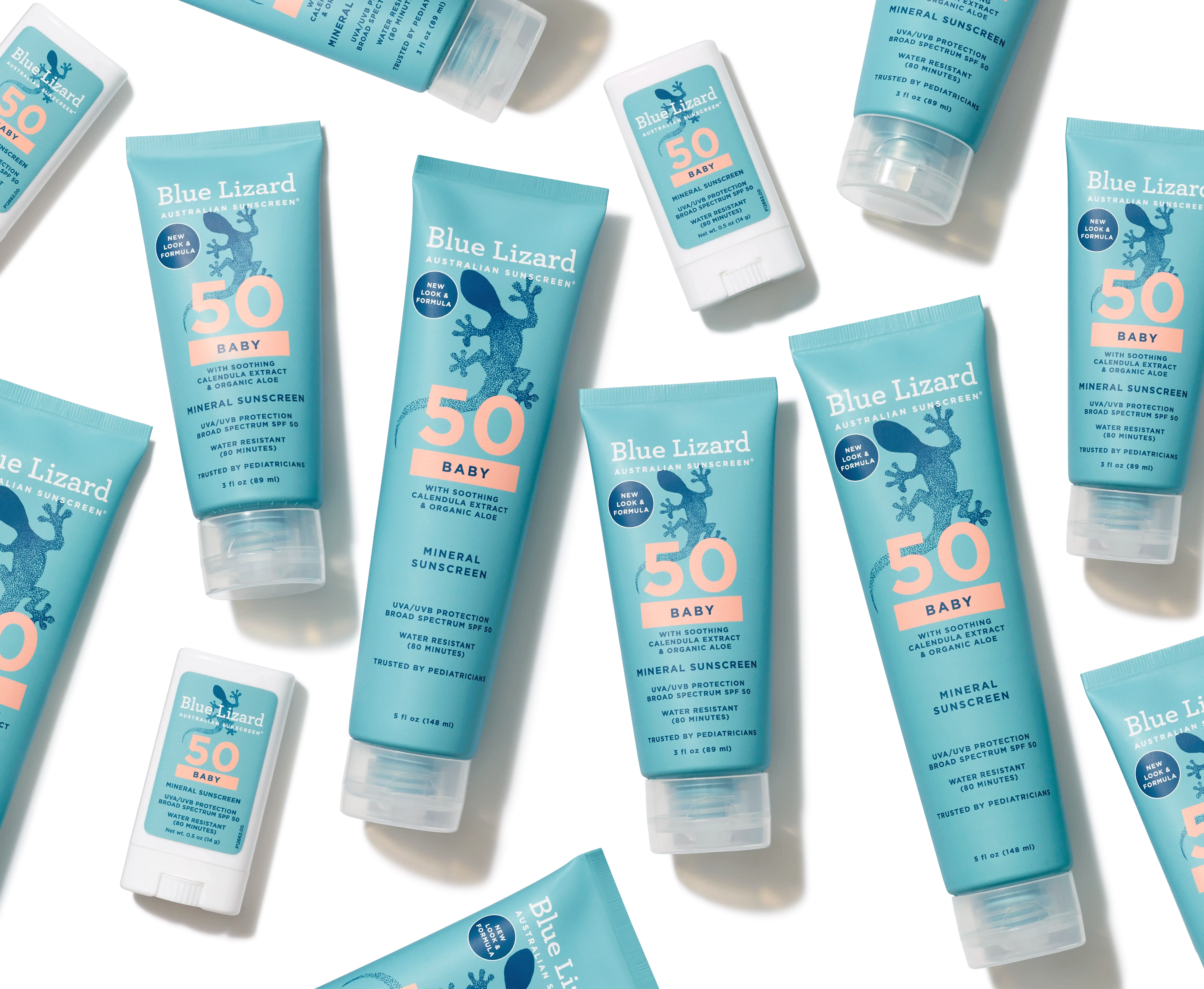 Blue Lizard mineral sunscreen SPF 50 baby collection