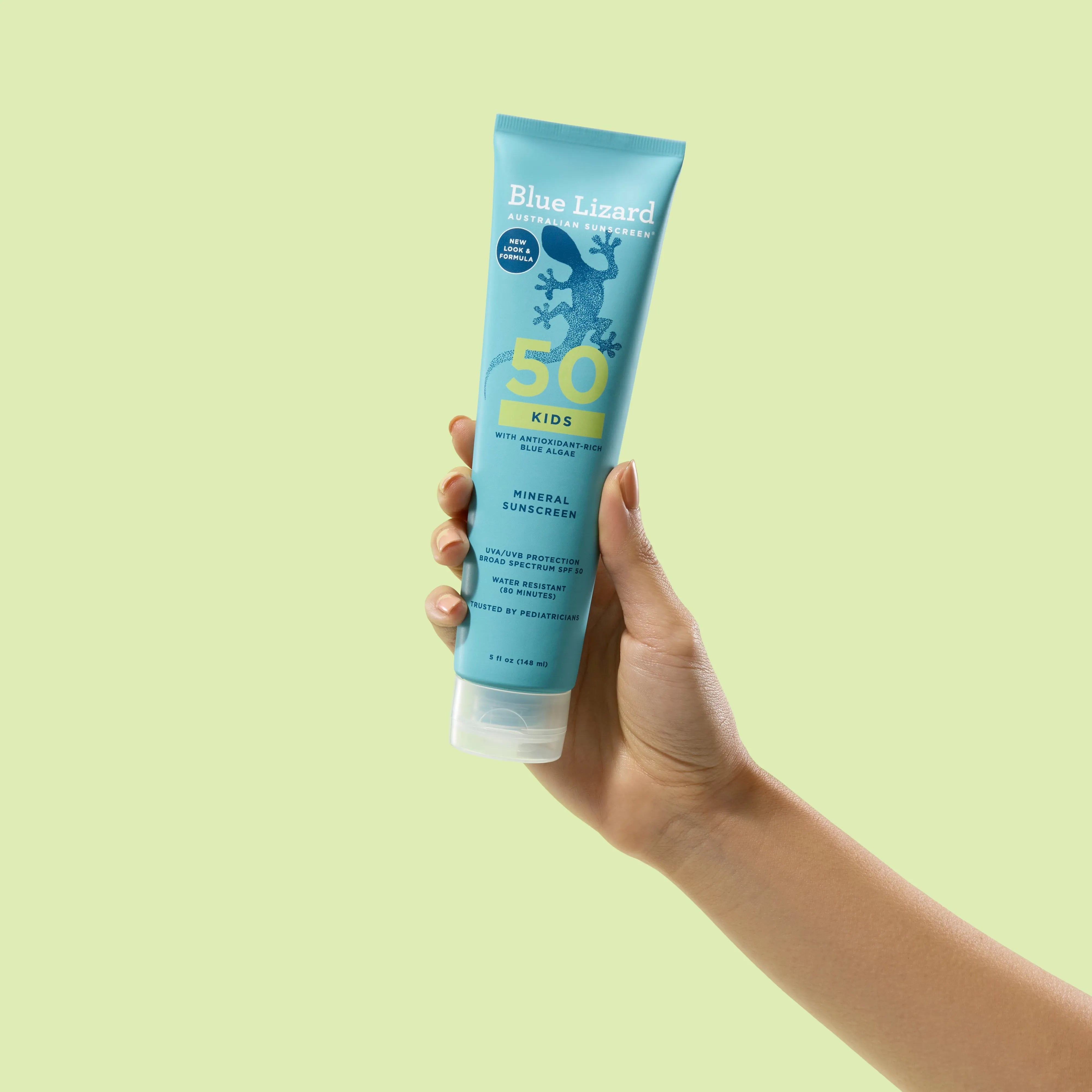 Blue Lizard mineral sunscreen SPF 50 kids lotion 5oz tube