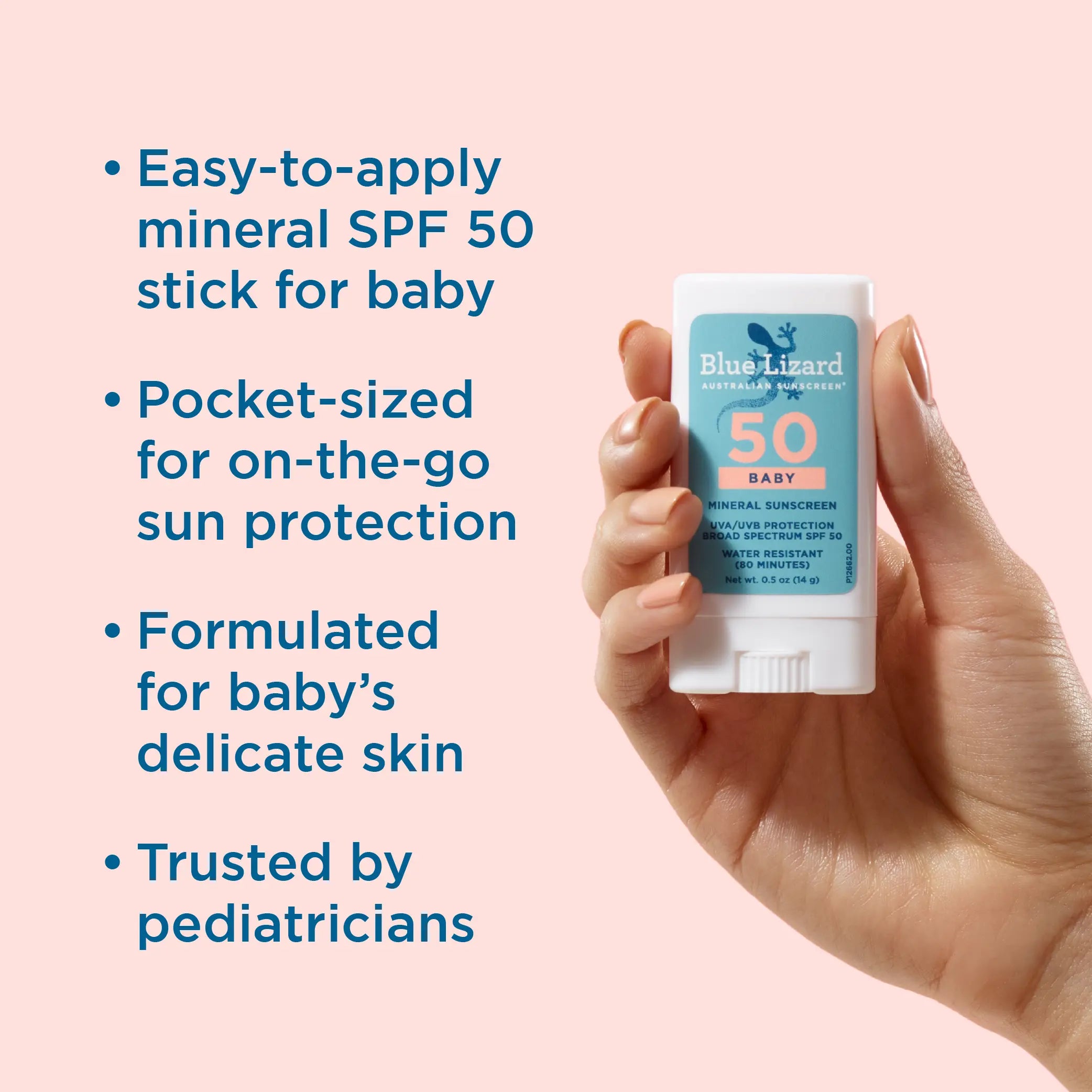 Blue Lizard mineral sunscreen SPF 50 baby stick and its benefits