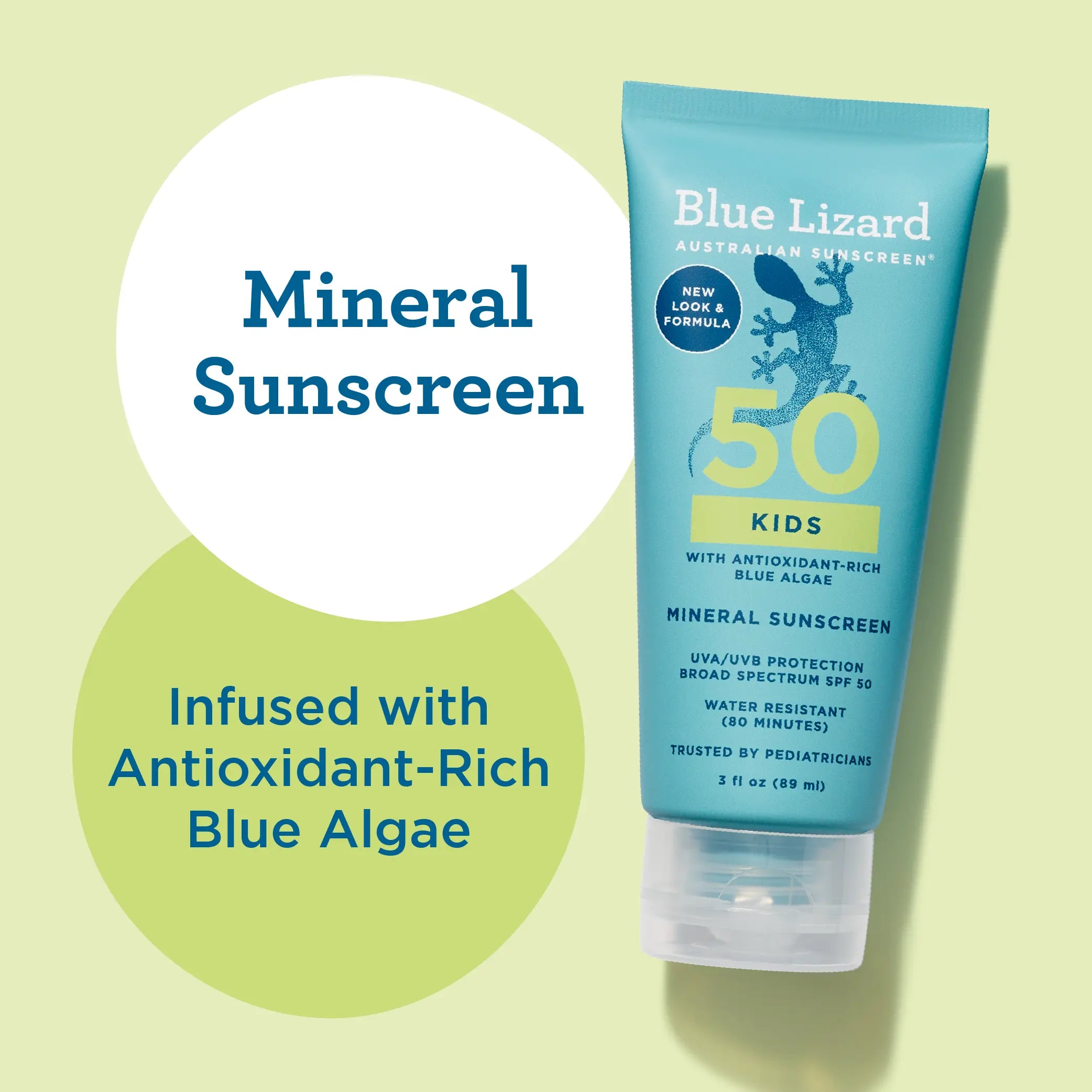 Blue Lizard mineral sunscreen SPF 50 kids lotion 3oz tube and its benefits