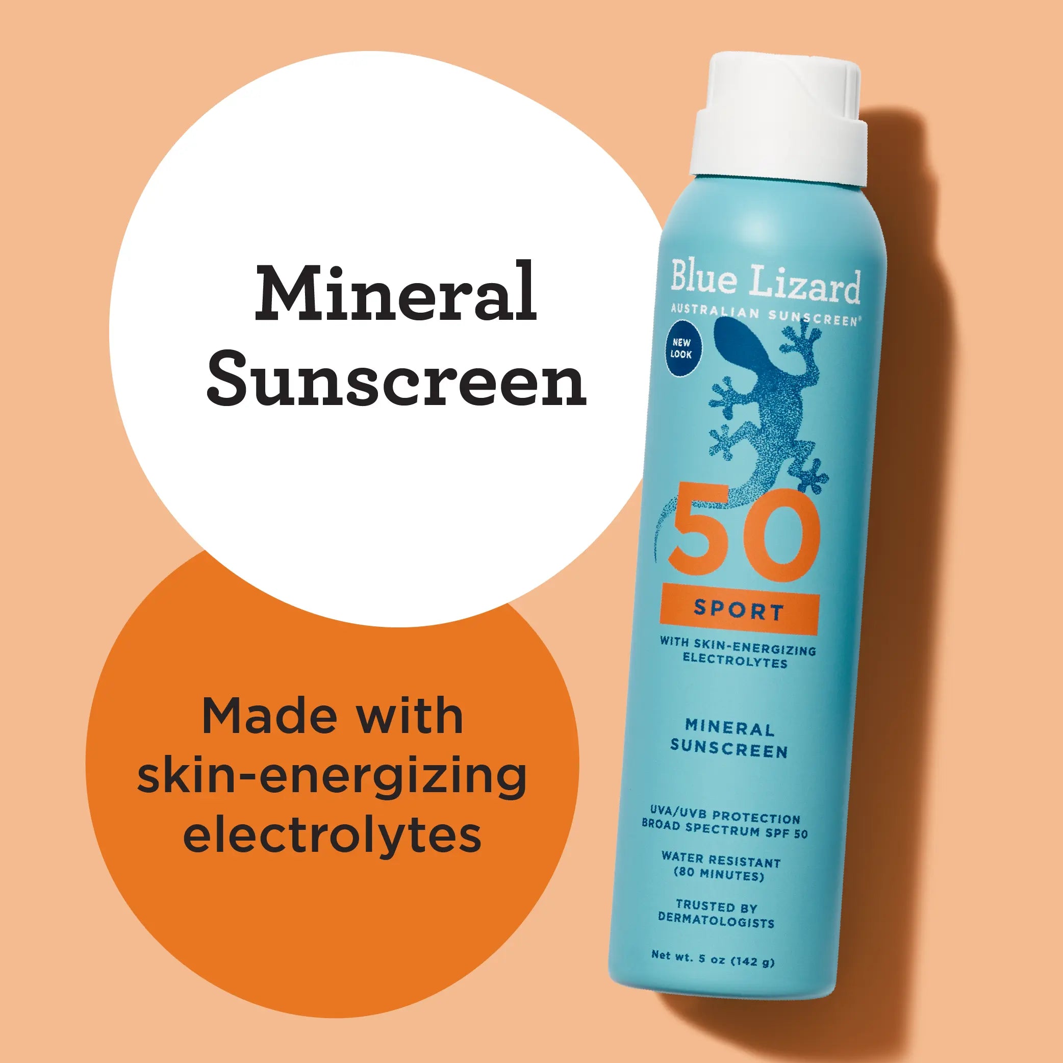 Blue Lizard mineral sunscreen SPF 50 sport spray and its benefits