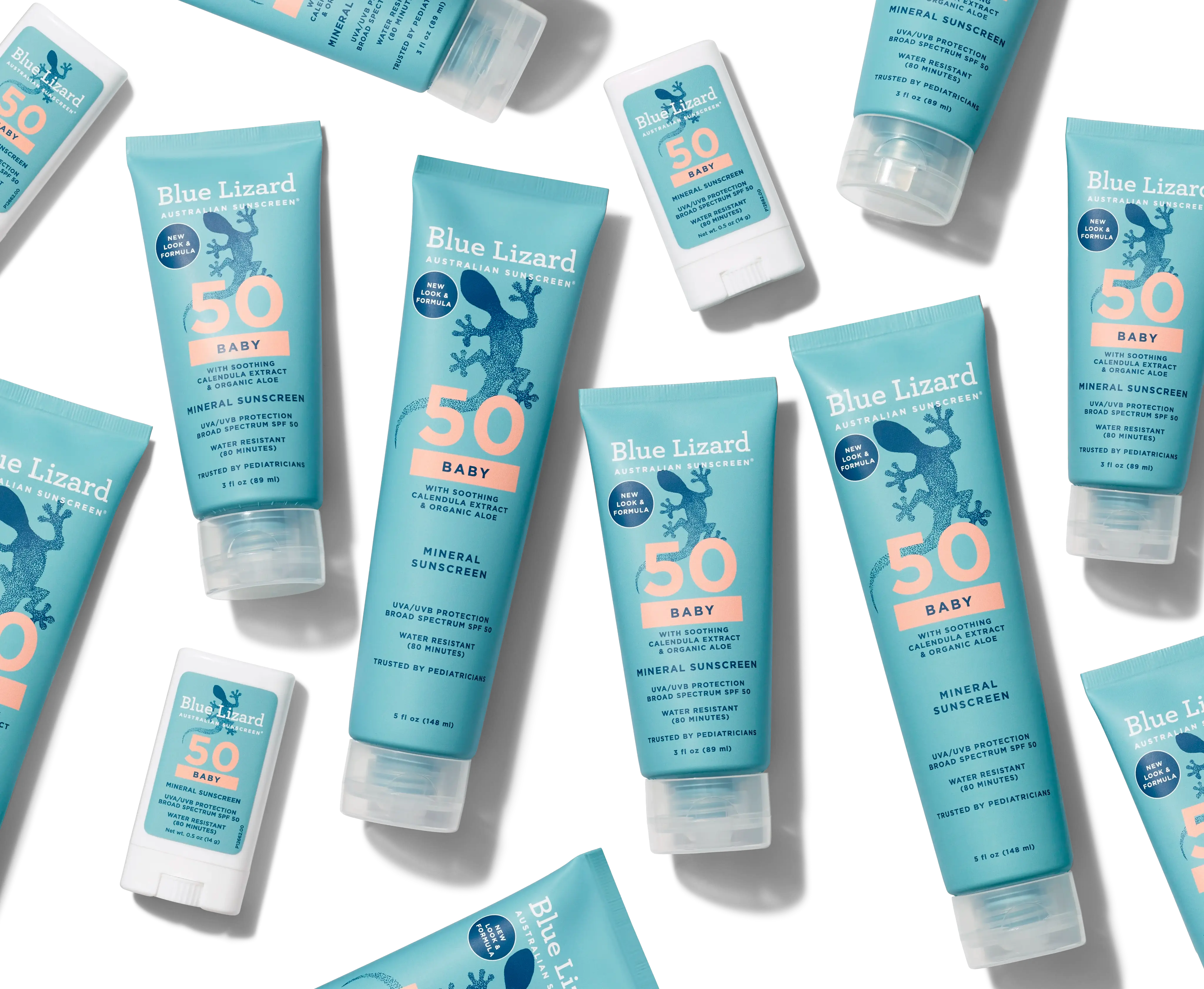 Sensitive SPF 50 Mineral Sunscreen Lotion | Blue Lizard US