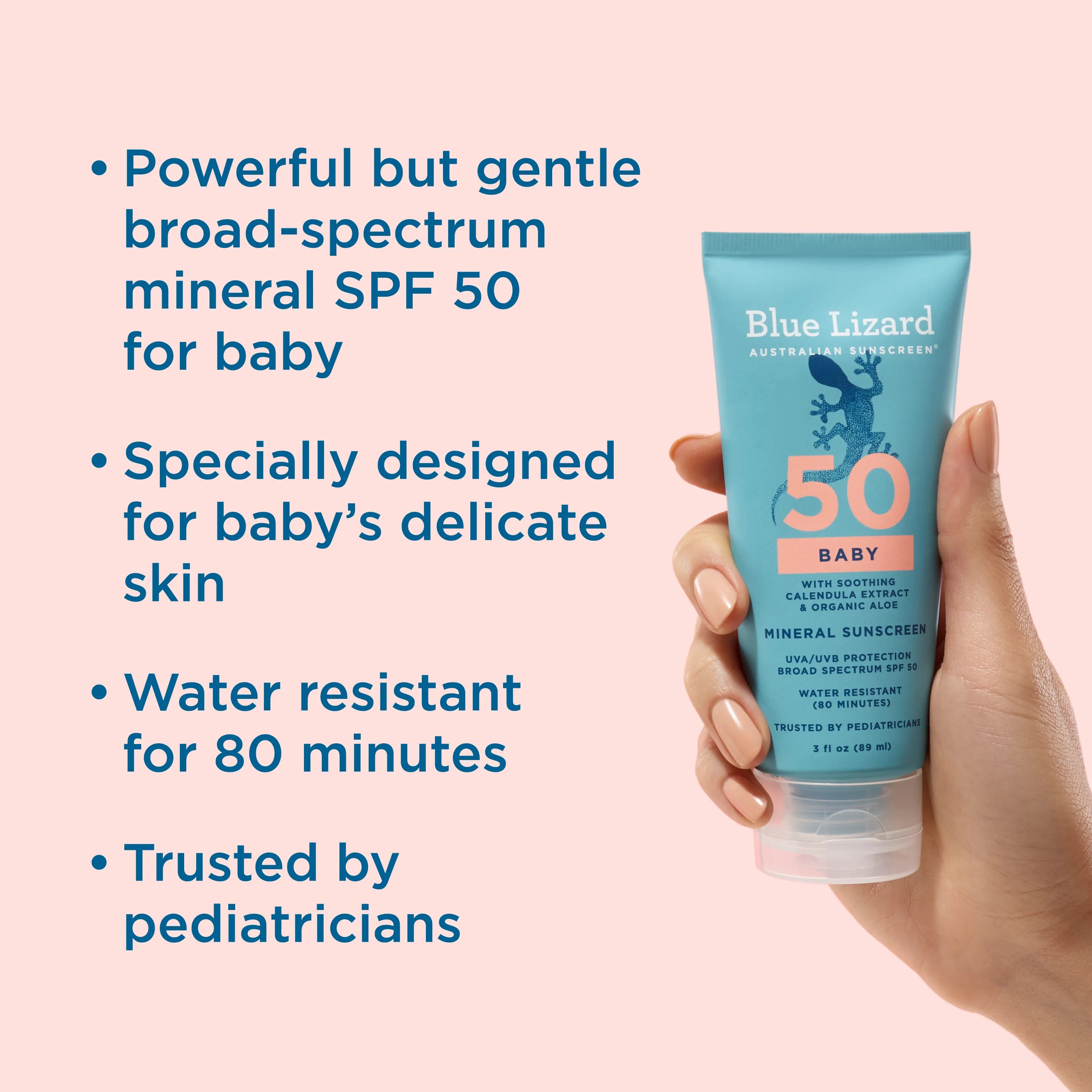 Blue Lizard Baby Mineral SPF 50 Sunscreen Lotion