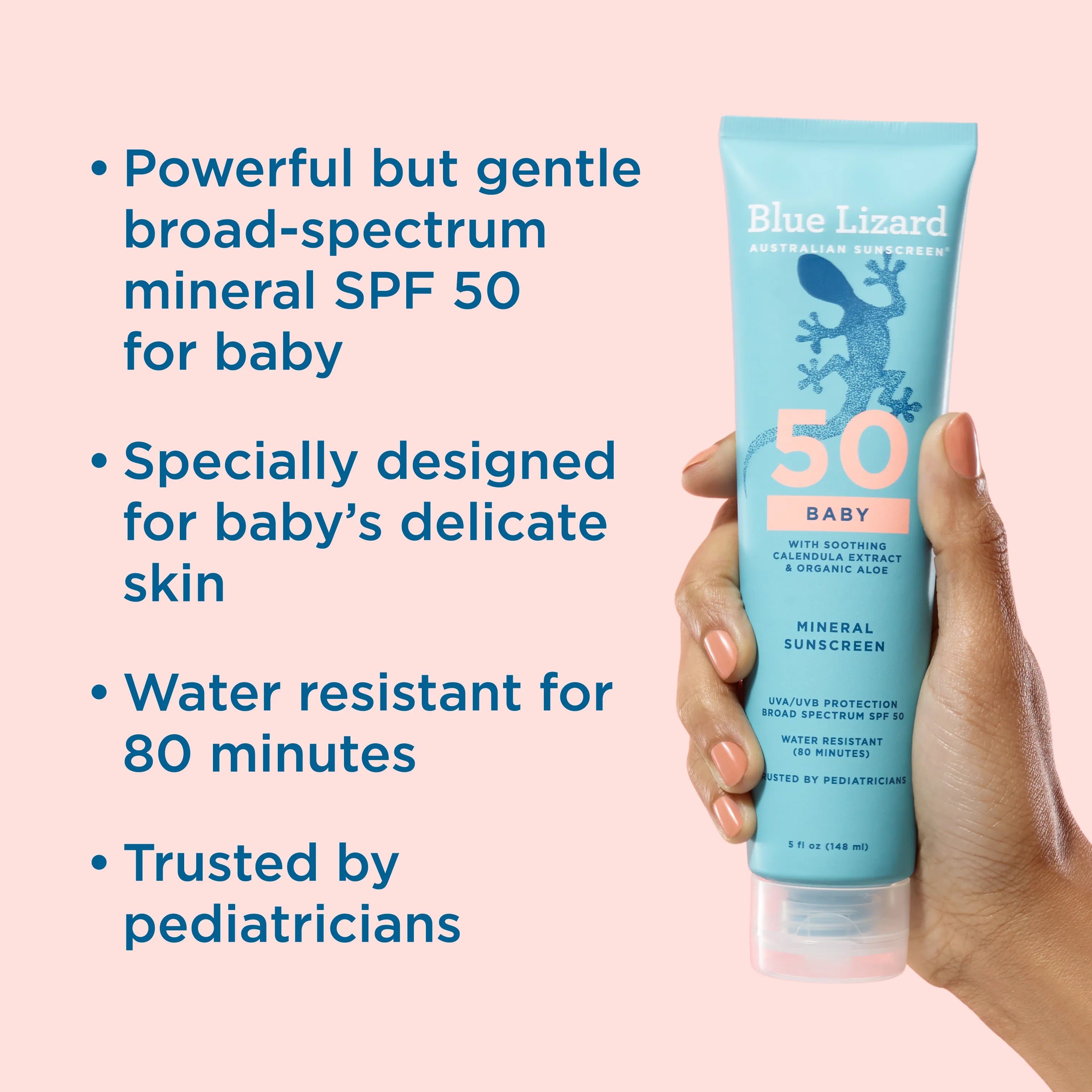 Blue Lizard Baby Mineral SPF 50 Sunscreen Lotion
