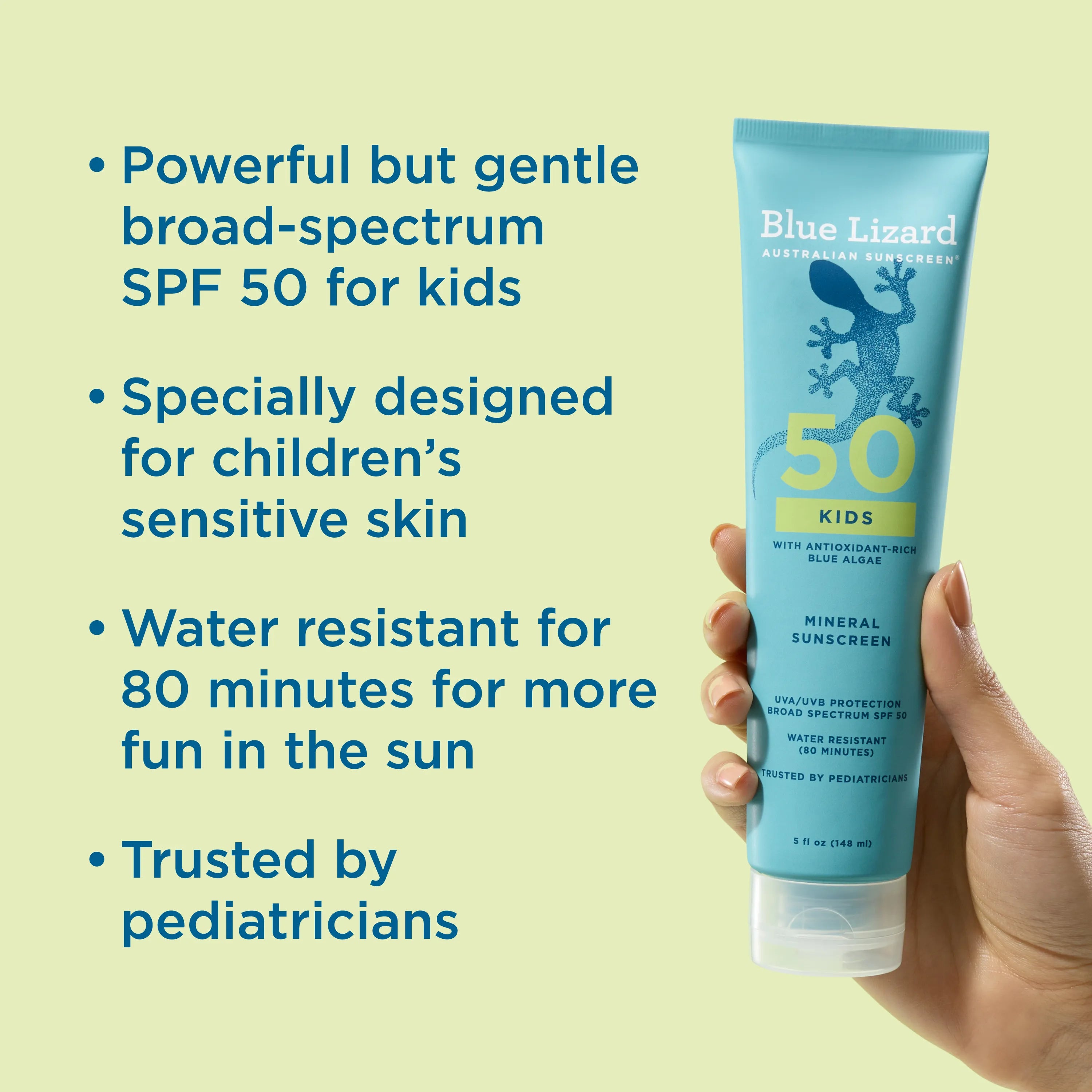 Blue Lizard Kids Mineral SPF 50 Sunscreen Lotion