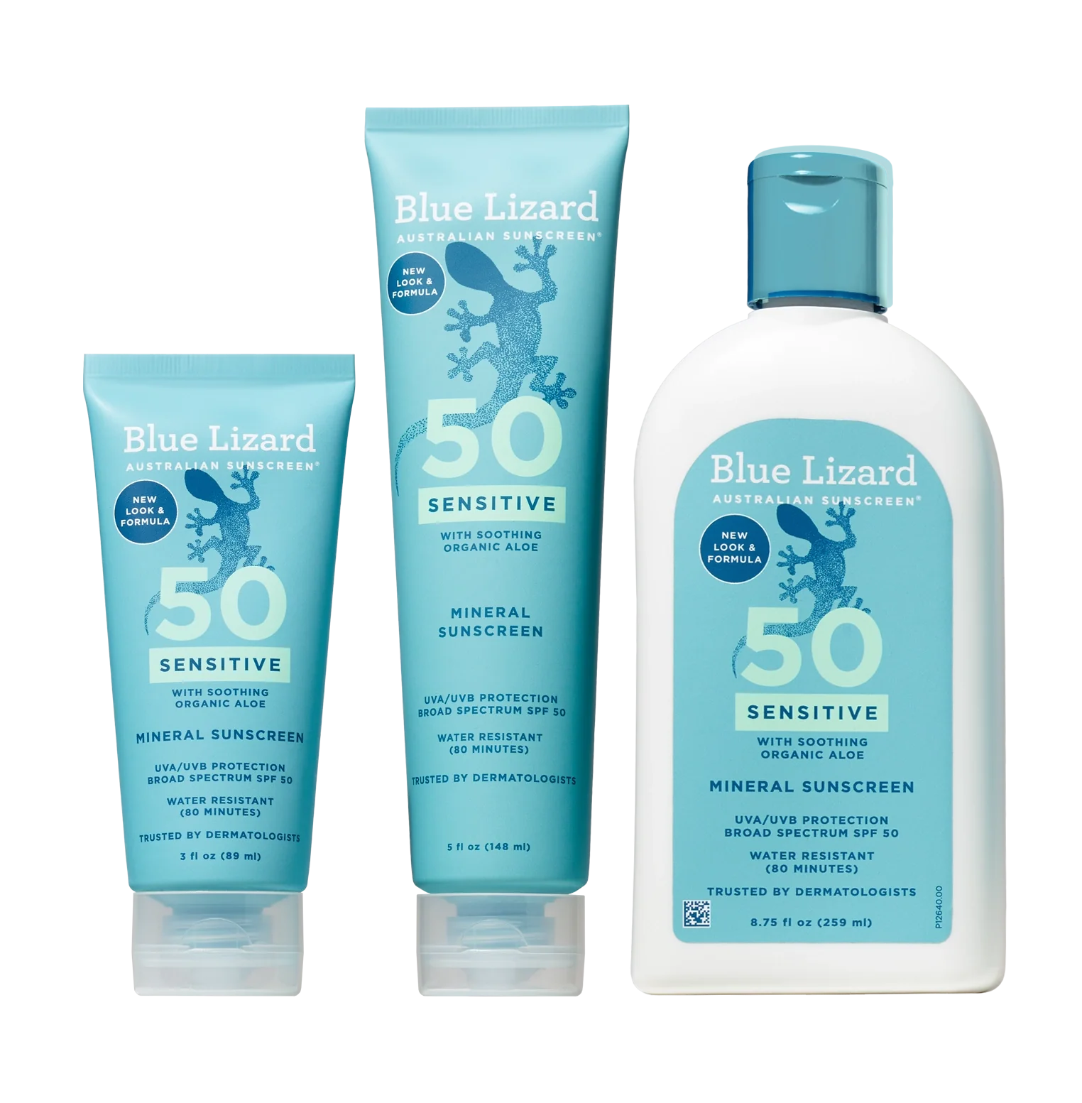 Blue Lizard Sensitive Mineral SPF 50 Sunscreen Lotion