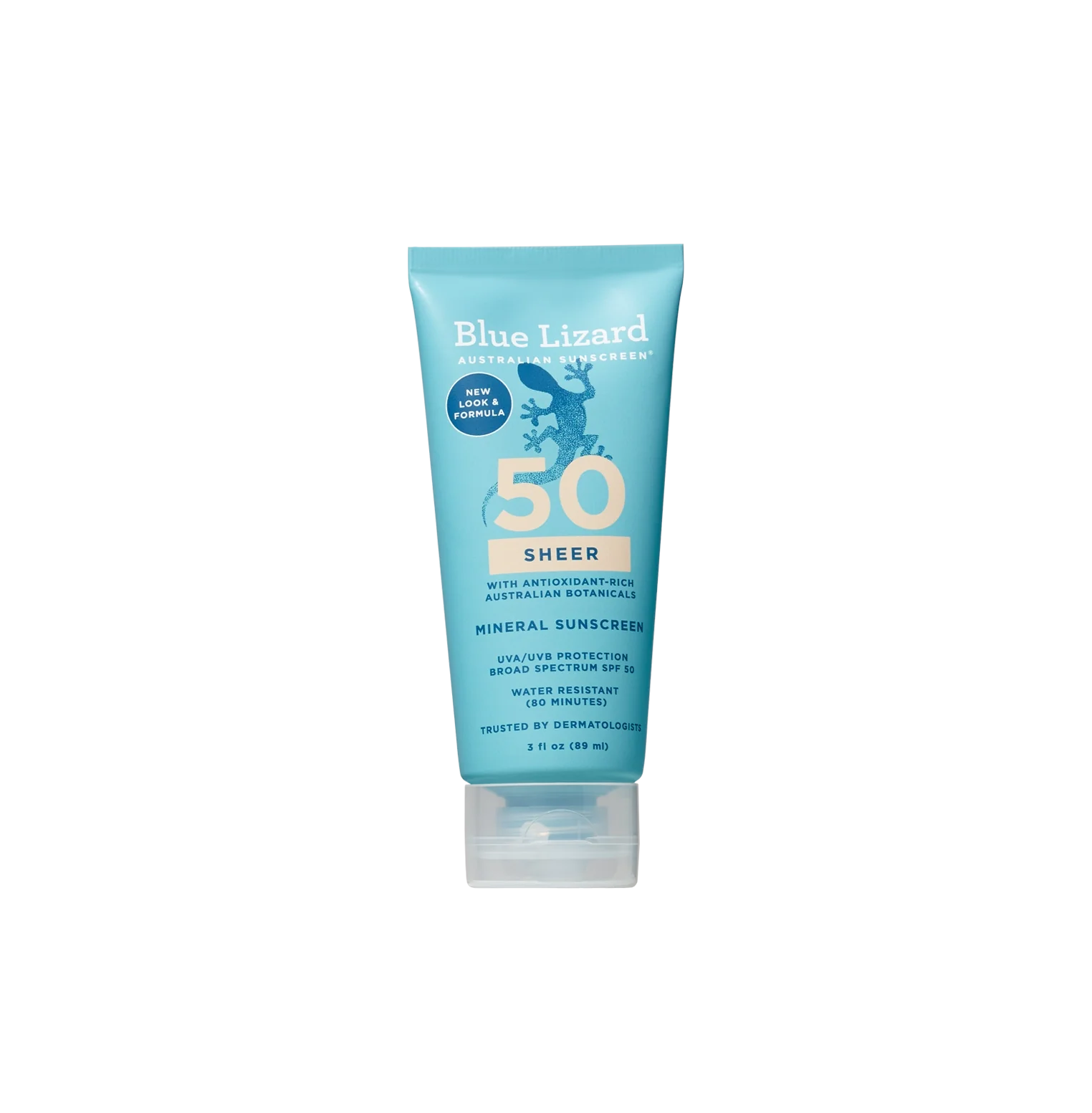 Blue Lizard Sheer Mineral SPF 50 Sunscreen Lotion